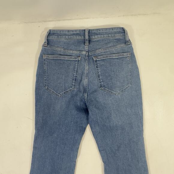 Madewell Curvy Kick Out Jeans Women's 28 Medium Wash Blue Stretch Denim Bootcut - Picture 5 of 11